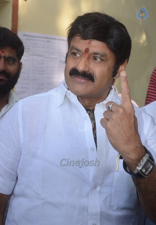 Celebrities Cast Their Votes in GHMC Elections - 23 / 32 photos