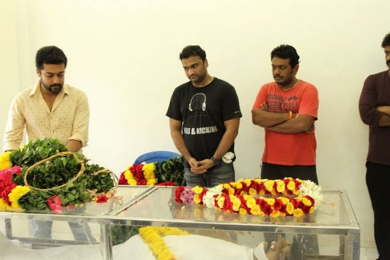 Celebrities Paid Homage to Sathyamurthy - 9 / 27 photos