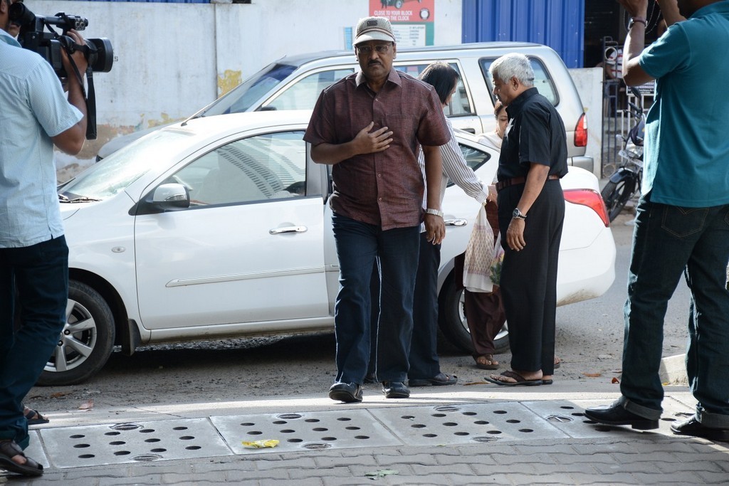 Celebs Pay Homage to K Balachander Son - 81 / 122 photos