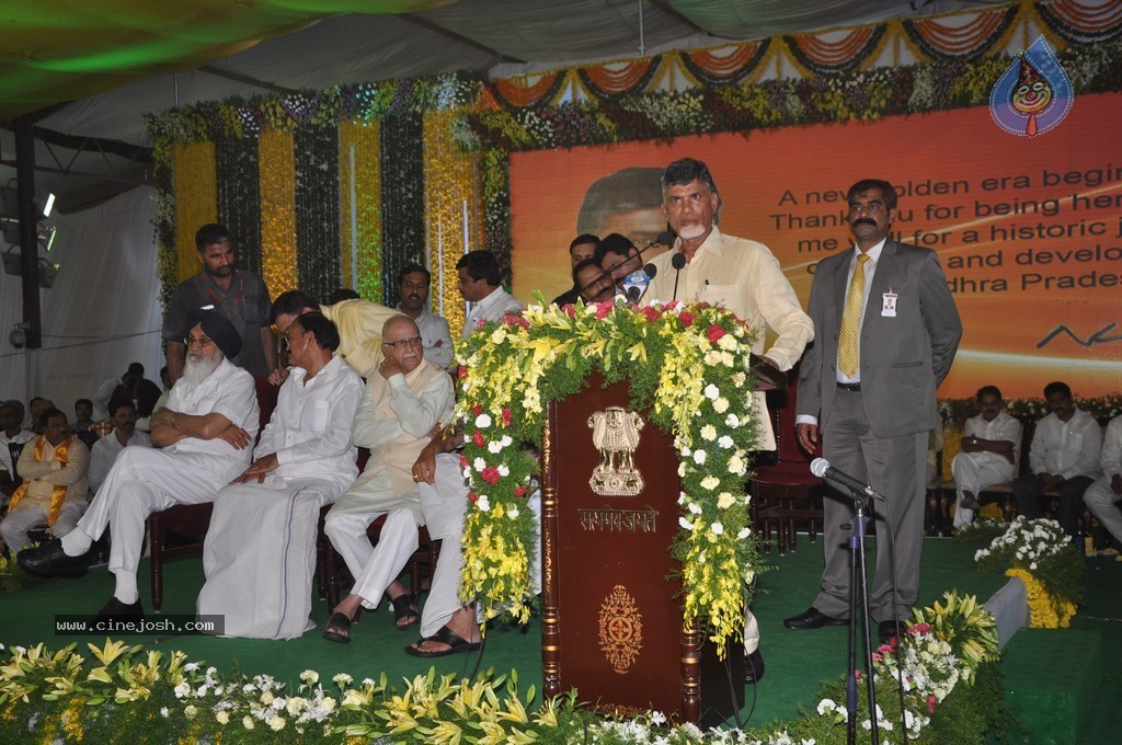 Chandrababu Naidu Sworn in as Andhra Pradesh CM - 146 / 150 photos