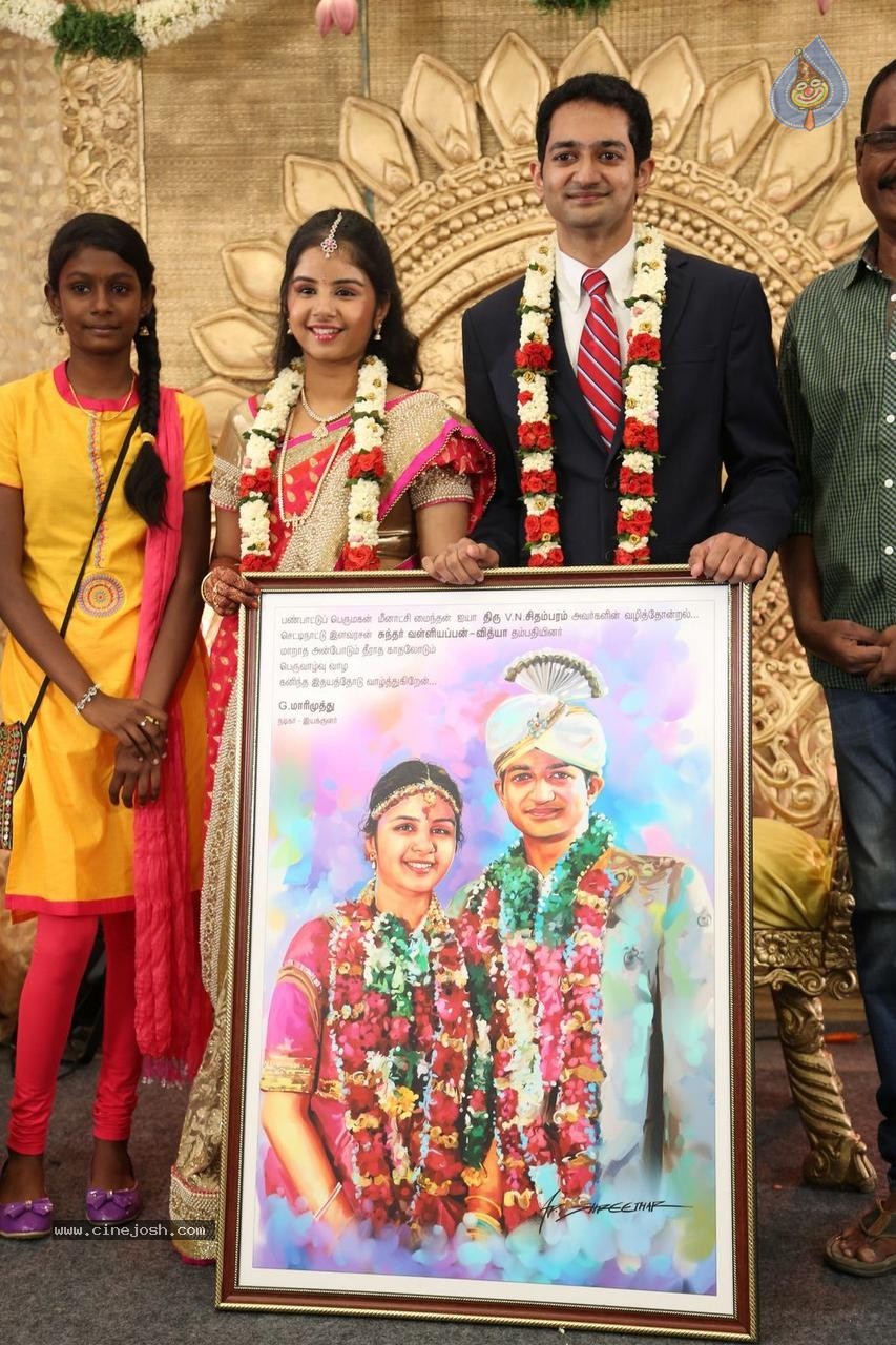 Chennai Kamala Theater MD Son Reception - 14 / 60 photos