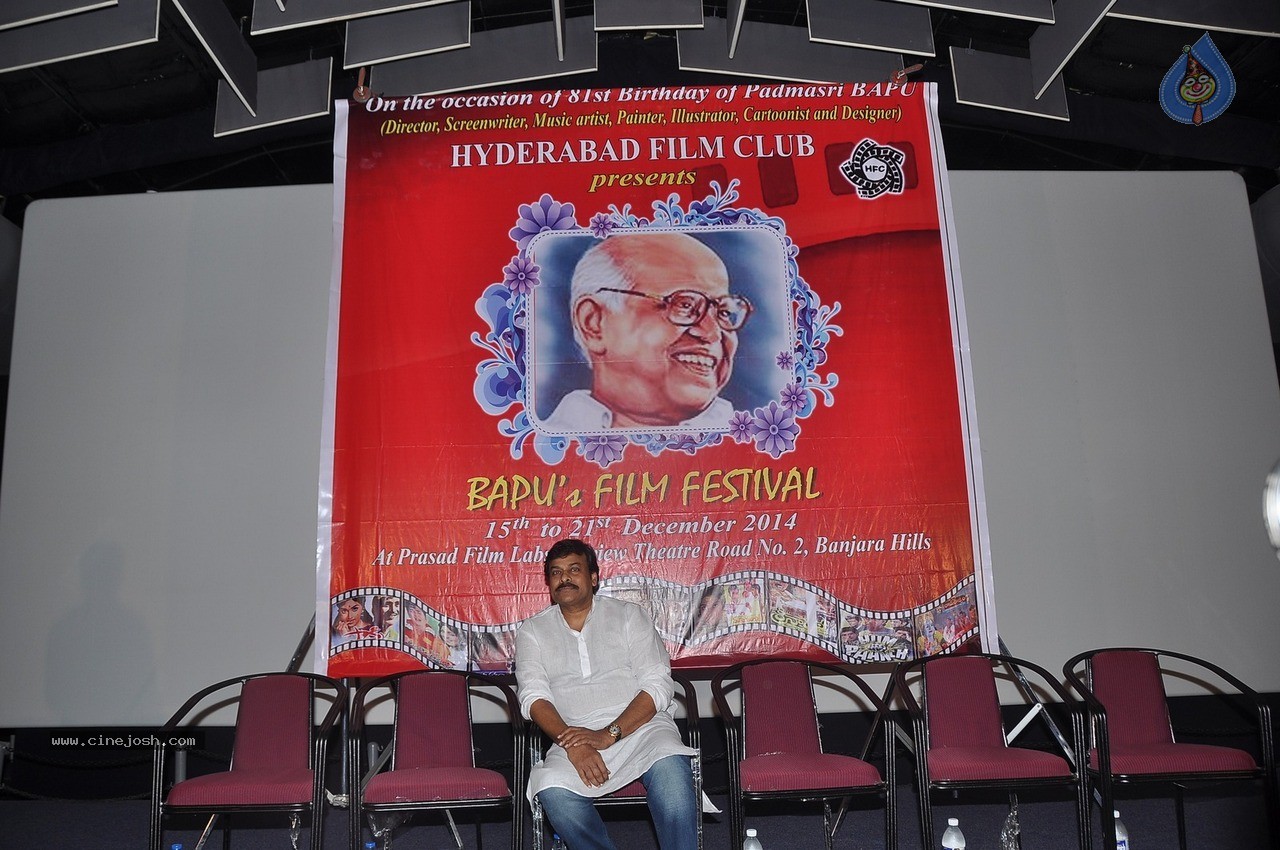 Chiranjeevi at Bapu's Film Festival 2014 - 163 / 304 photos