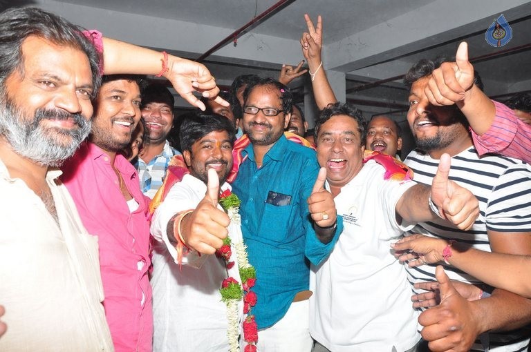 Chitrapuri Colony Election Winners Celebrations - 35 / 42 photos