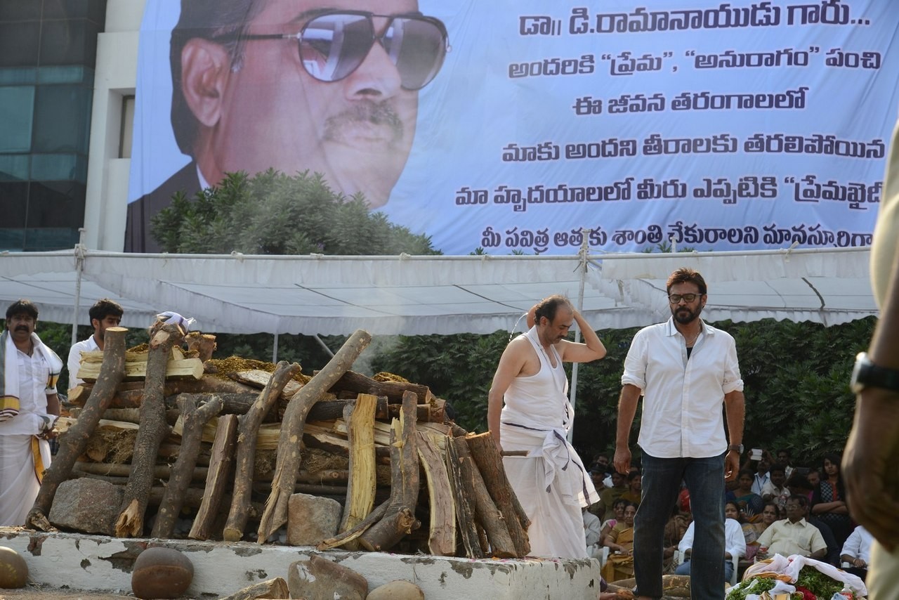 D Ramanaidu Funeral Ceremony - 220 / 326 photos