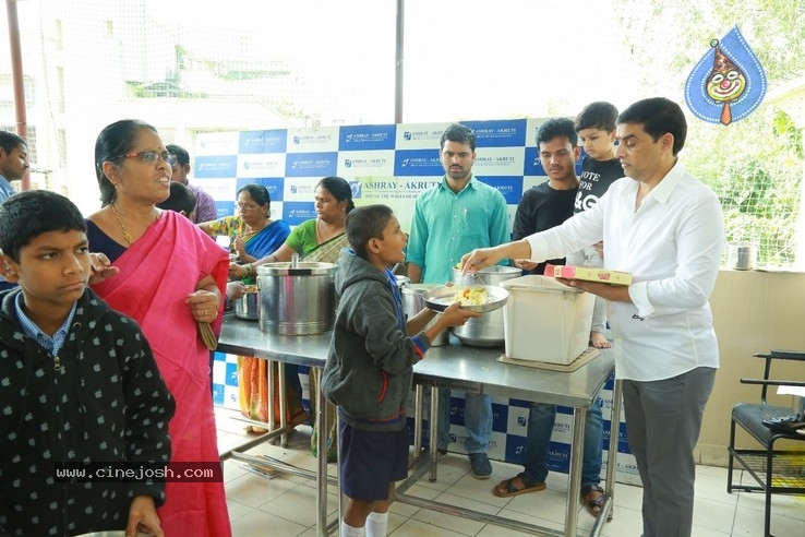 Dil Raju Celebrates His Birthday With Kids At Ashray Akruthi - 38 / 42 photos