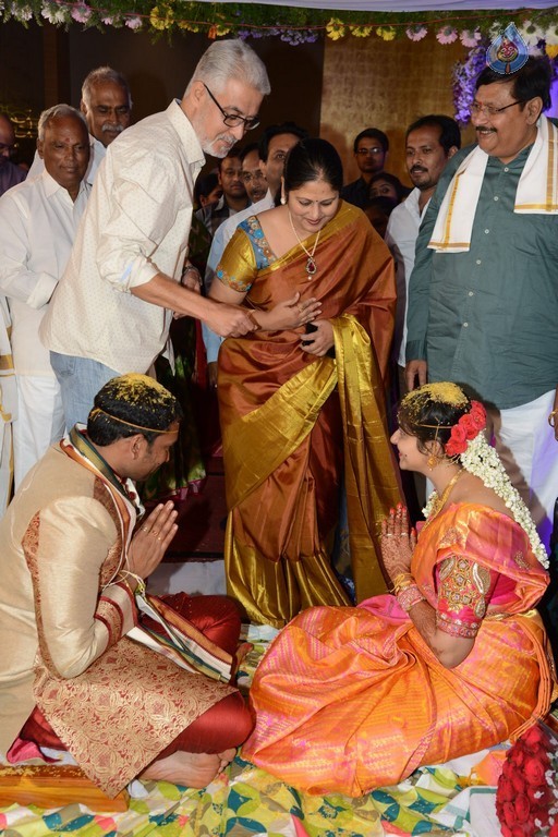Director K Vasu Daughter Wedding Photos - 11 / 37 photos