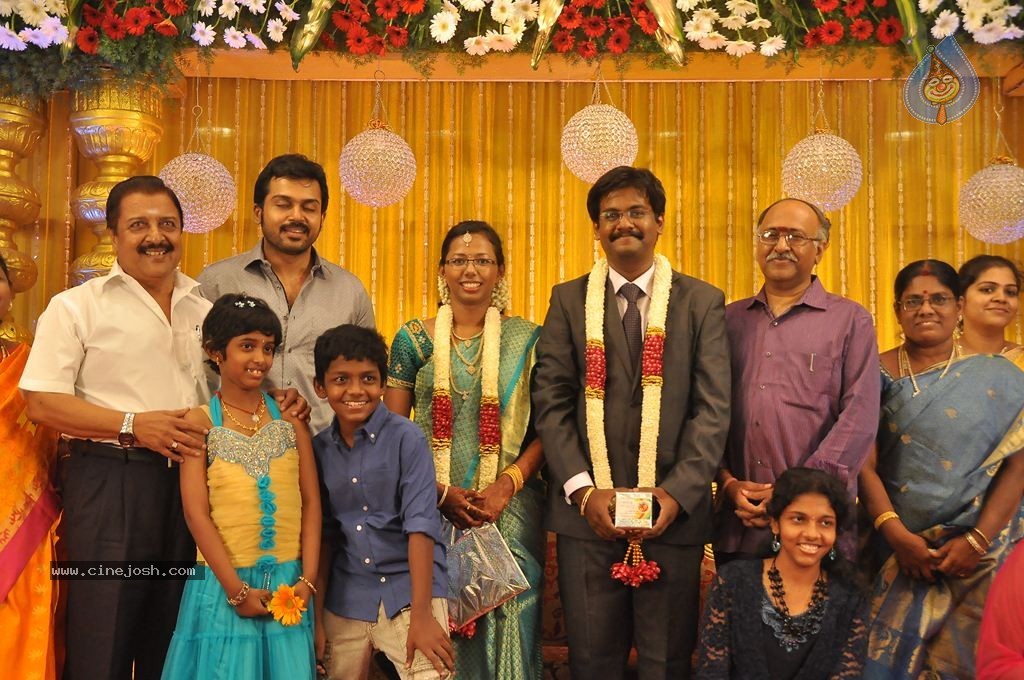 Director SP Muthuraman Family Wedding Reception - 8 / 69 photos