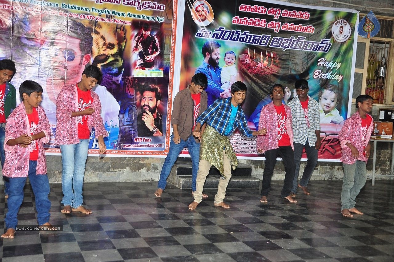 Fans Celebrate NTR Bday at Don Bosco School - 37 / 50 photos