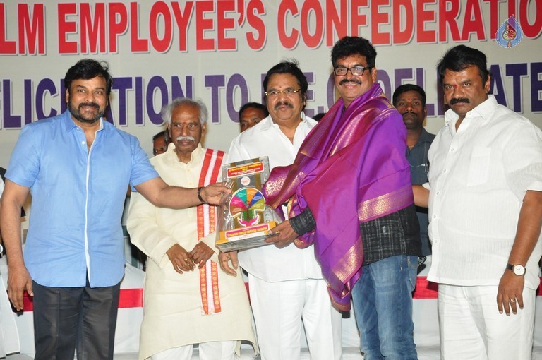 Film Industry Workers Felicitation - 32 / 96 photos