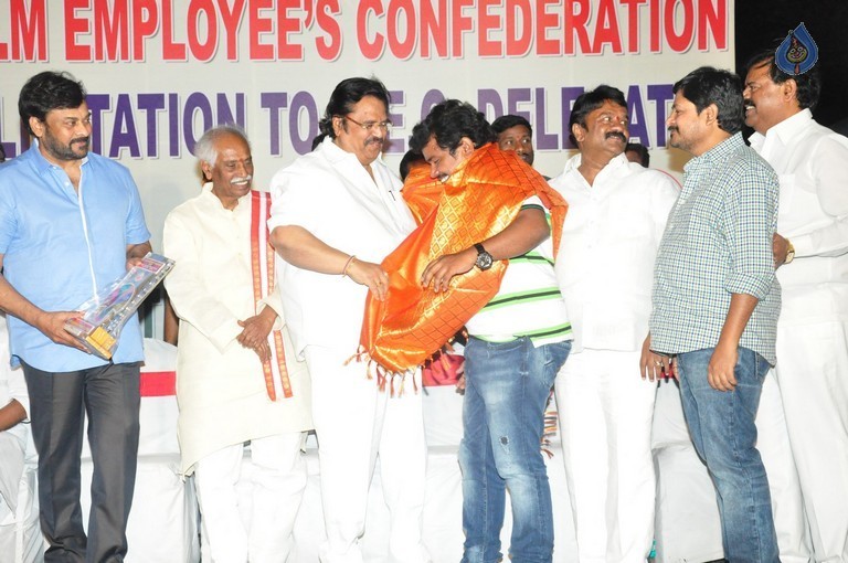 Film Industry Workers Felicitation - 78 / 96 photos