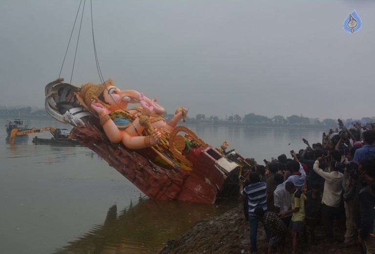 Ganesh Nimajjanam at Tank Bund - 8 / 17 photos