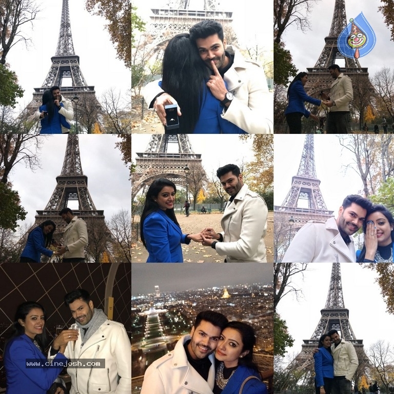 Ganesh Venkatraman And Nisha Krishnan Paris Pictures - 2 / 7 photos