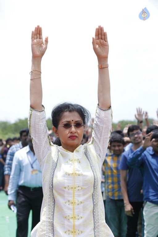 Gauthami Youth Yoga at Hyderabad Geetham College - 1 / 26 photos