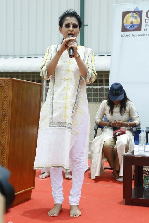Gauthami Youth Yoga at Hyderabad Geetham College - 5 / 26 photos