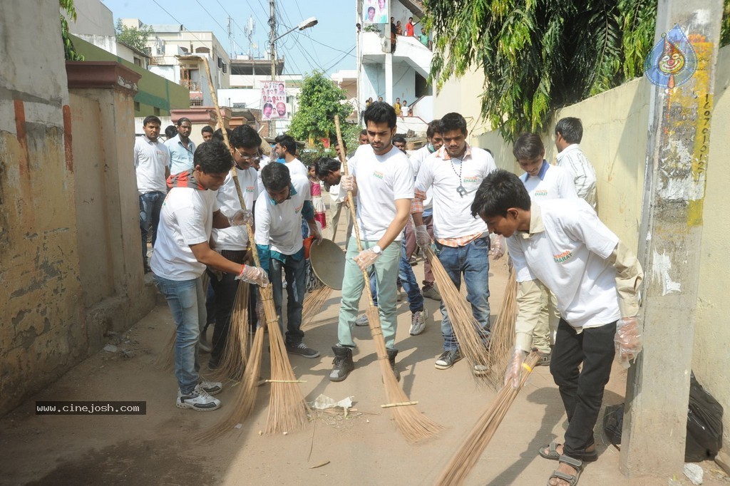 Hero Ram Swachh Bharat Event at Srinagar Colony - 60 / 66 photos