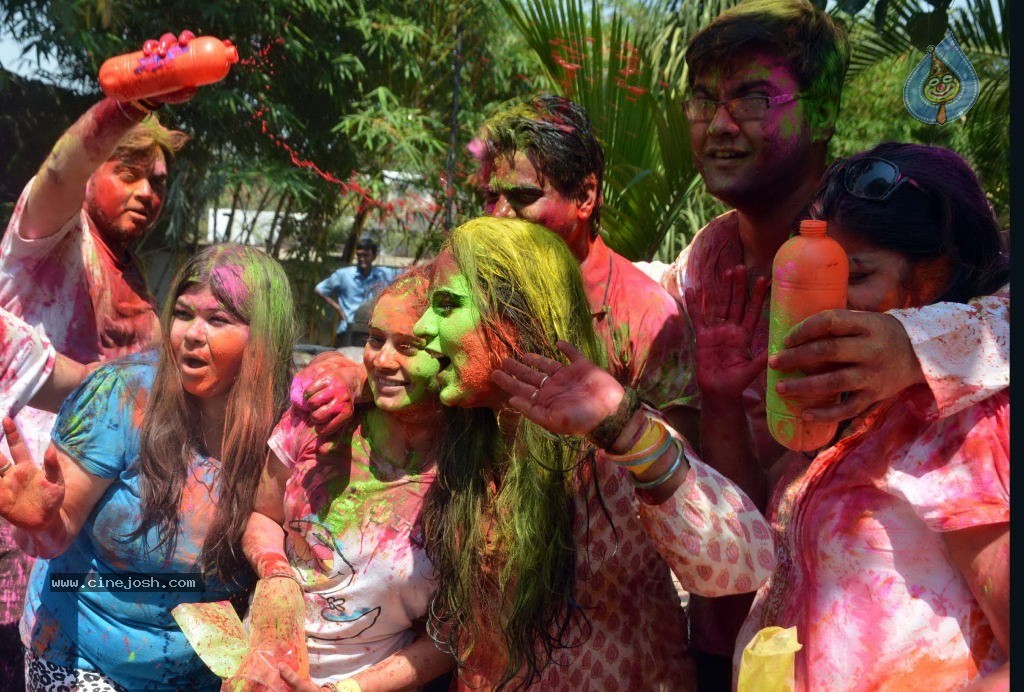 Holi 2014 Celebrations in Hyderabad - 149 / 151 photos