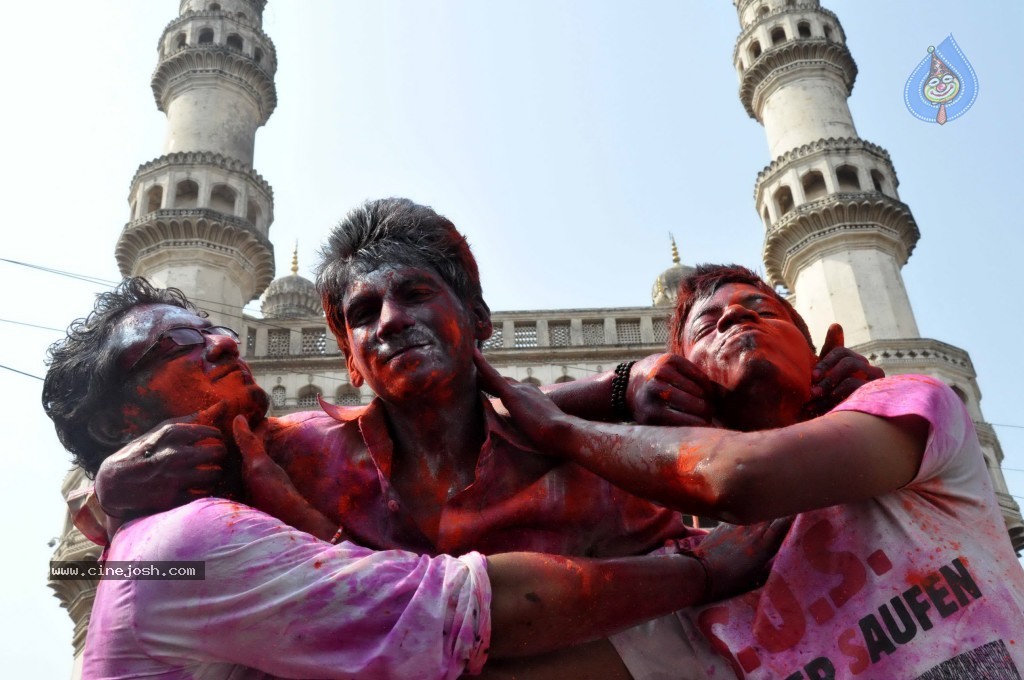 Holi Celebrations at Hyderabad - 24 / 73 photos