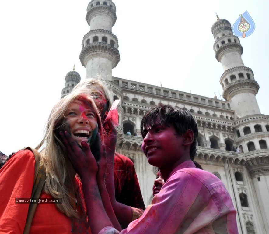 Holi Celebrations at Hyderabad - 39 / 73 photos