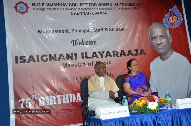 Ilayaraja 75th Birthday Celebration With MOP Vaishnav College For Women - 14 / 39 photos