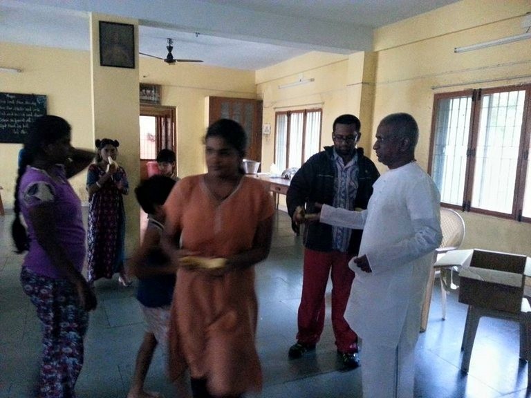 Ilayaraja Rescue Operation at Little Flower School for Blind - 18 / 28 photos
