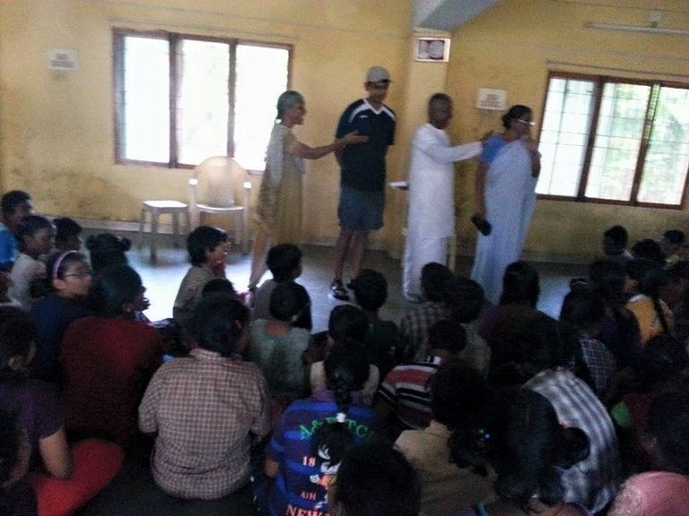 Ilayaraja Rescue Operation at Little Flower School for Blind - 24 / 28 photos