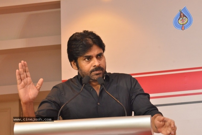JanaSena Chief Pawan Kalyan Press Meet In Chennai - 12 / 22 photos