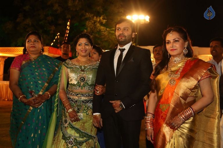 Jaya Prada Son Siddharth Wedding Reception 1 - 28 / 84 photos