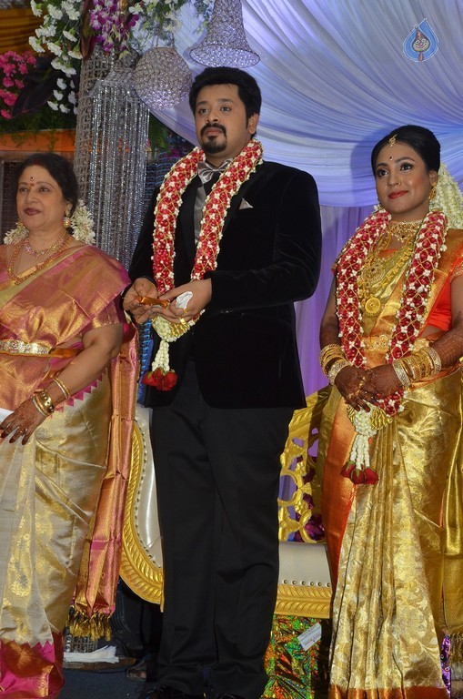 Jayachitra Son Amresh Wedding Reception - 22 / 102 photos