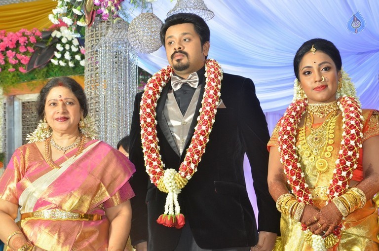 Jayachitra Son Amresh Wedding Reception - 65 / 102 photos
