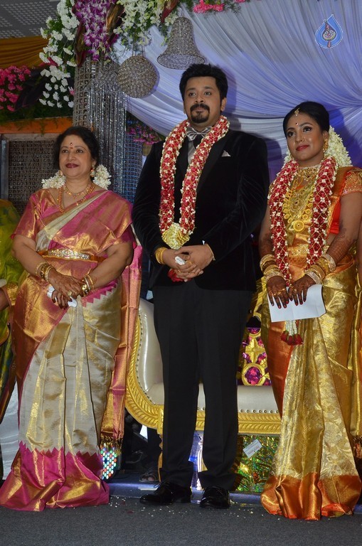 Jayachitra Son Amresh Wedding Reception - 70 / 102 photos