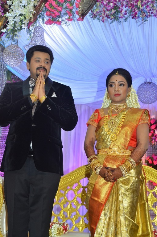 Jayachitra Son Amresh Wedding Reception - 74 / 102 photos