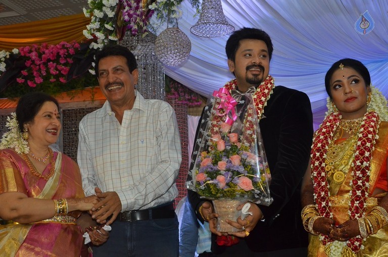 Jayachitra Son Amresh Wedding Reception - 86 / 102 photos