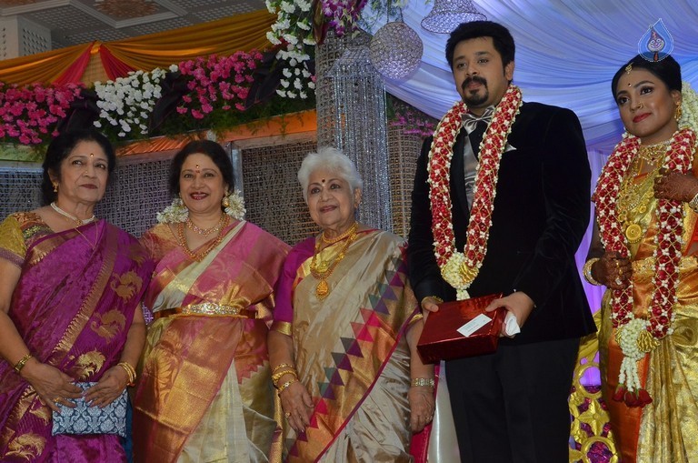 Jayachitra Son Amresh Wedding Reception - 90 / 102 photos