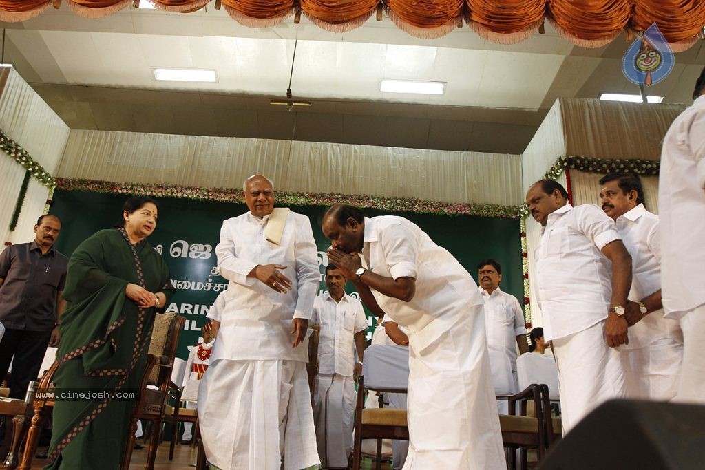 Jayalalitha's Swearing-in Ceremony - 24 / 44 photos