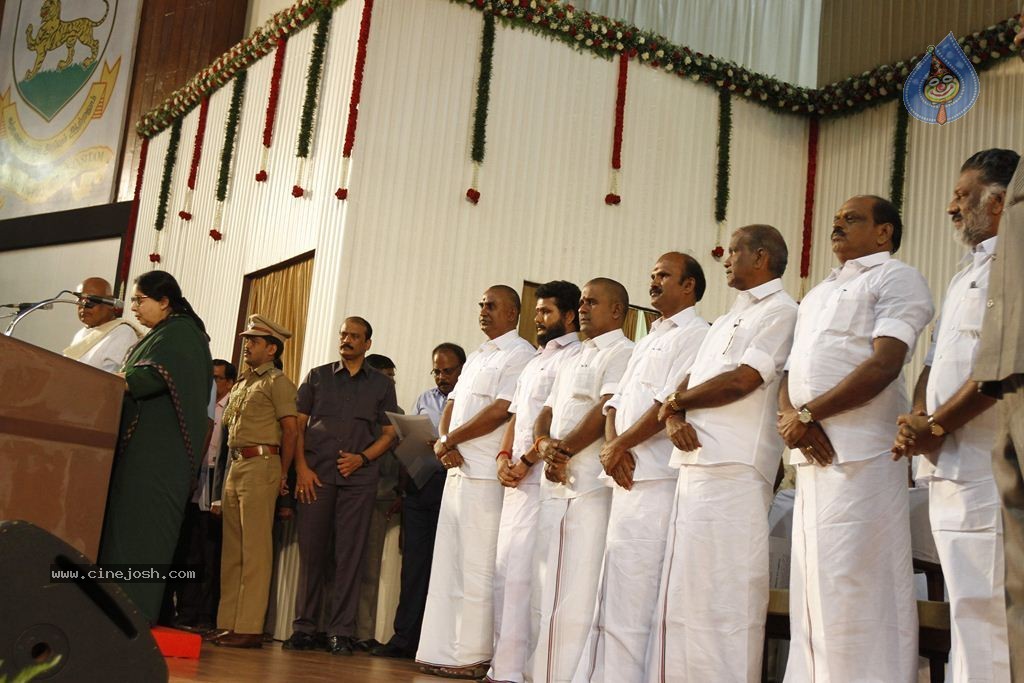 Jayalalitha's Swearing-in Ceremony - 25 / 44 photos