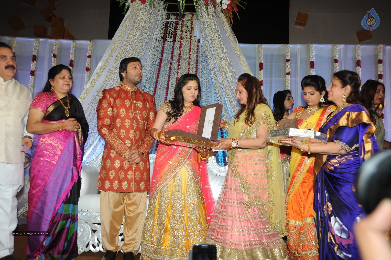 Jayapradha Sister Son Engagement Photos - 80 / 156 photos