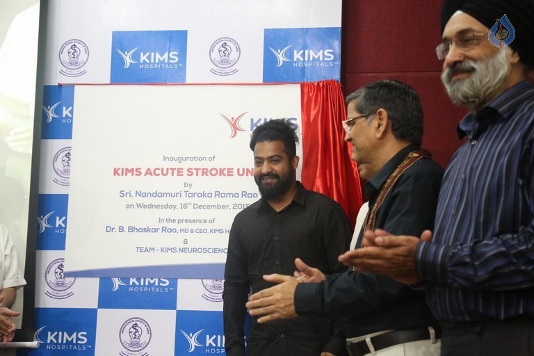 Jr NTR at Kims Acute Stroke Unit Inauguration - 11 / 57 photos