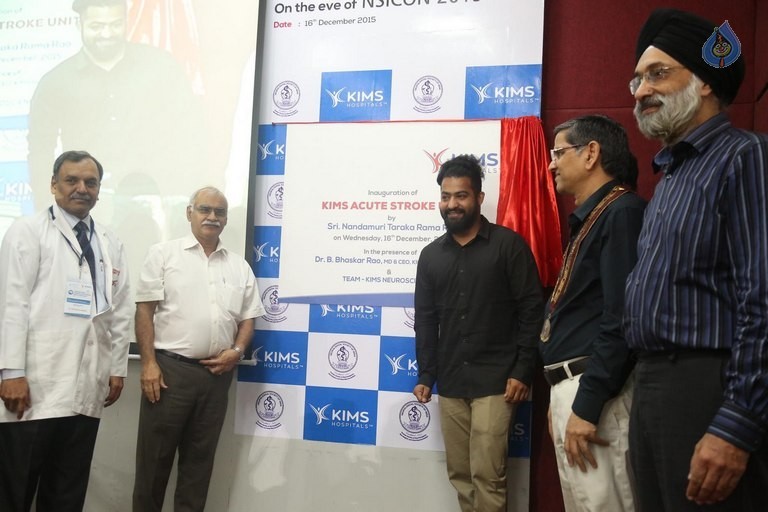 Jr NTR at Kims Acute Stroke Unit Inauguration - 42 / 57 photos