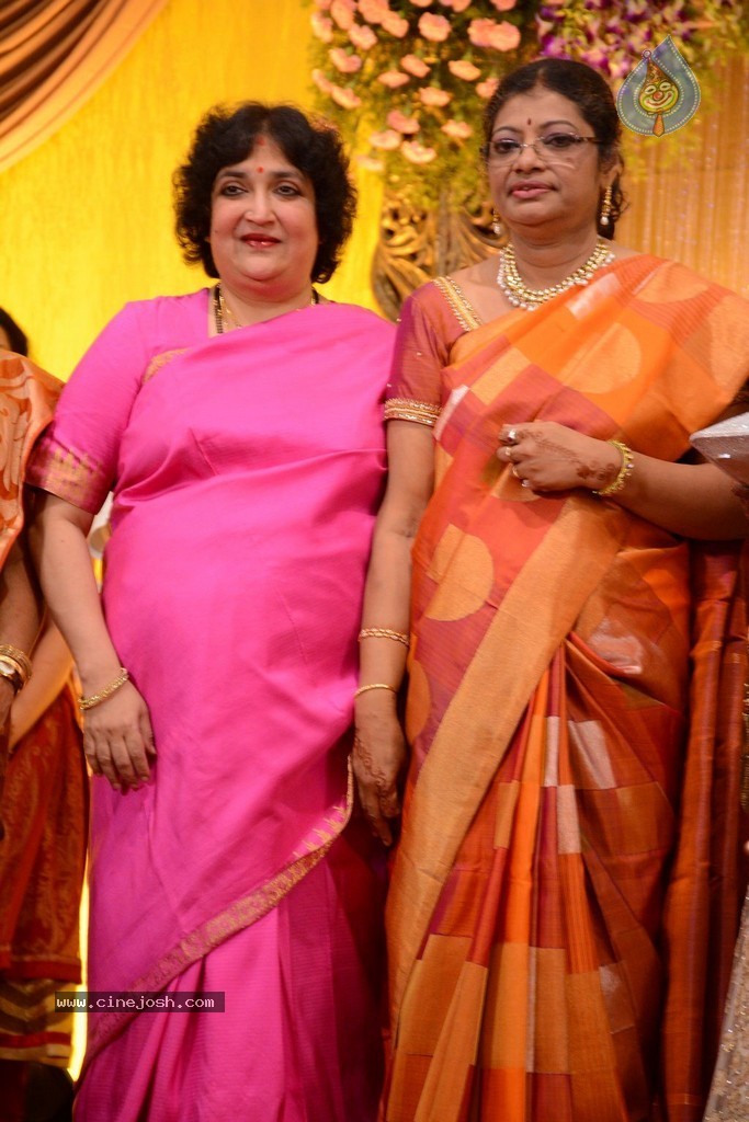 K Balachander Grand Daughter Wedding Reception - 33 / 86 photos