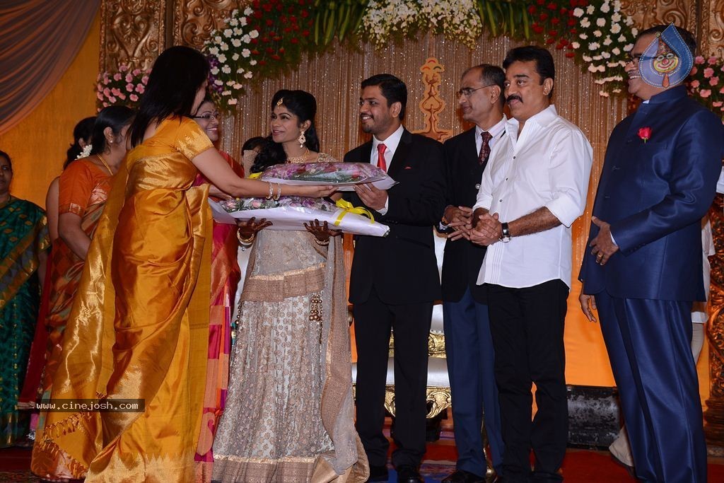 K Balachander Grand Daughter Wedding Reception - 38 / 86 photos