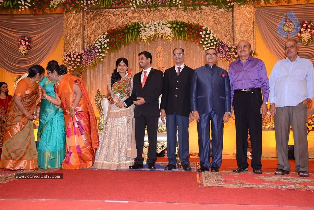 K Balachander Grand Daughter Wedding Reception - 39 / 86 photos