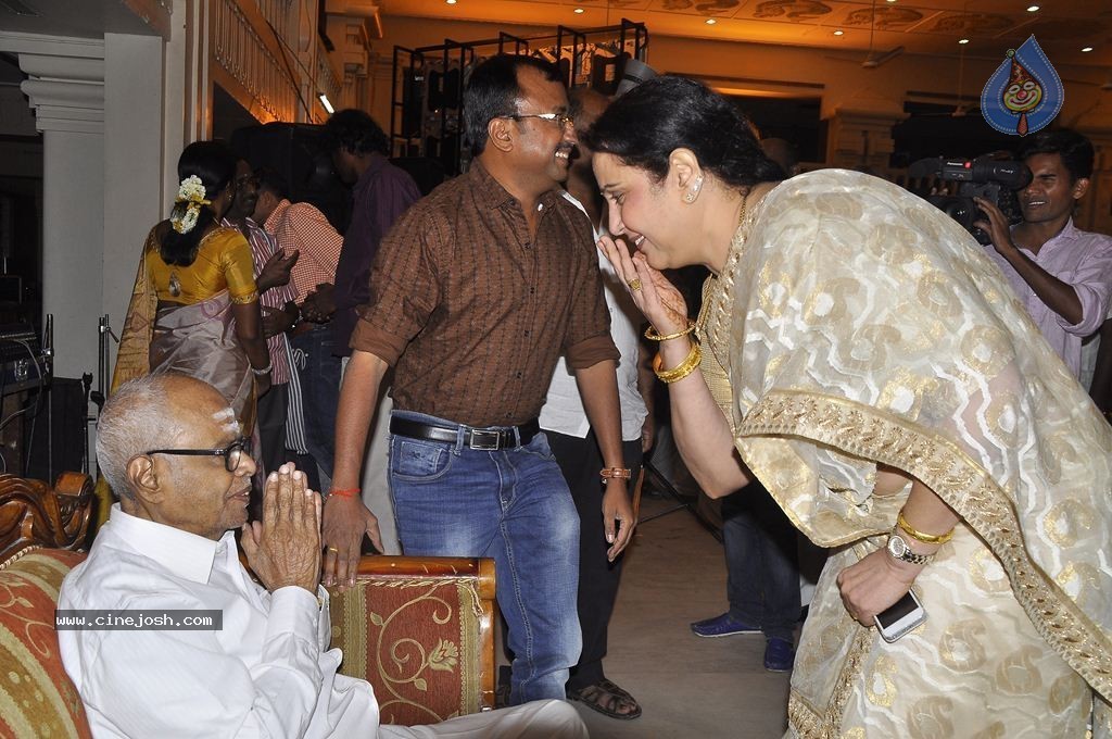 K Balachander Grand Daughter Wedding Reception - 41 / 86 photos