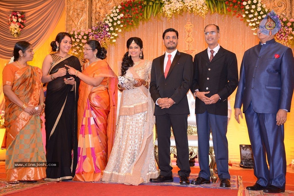 K Balachander Grand Daughter Wedding Reception - 45 / 86 photos