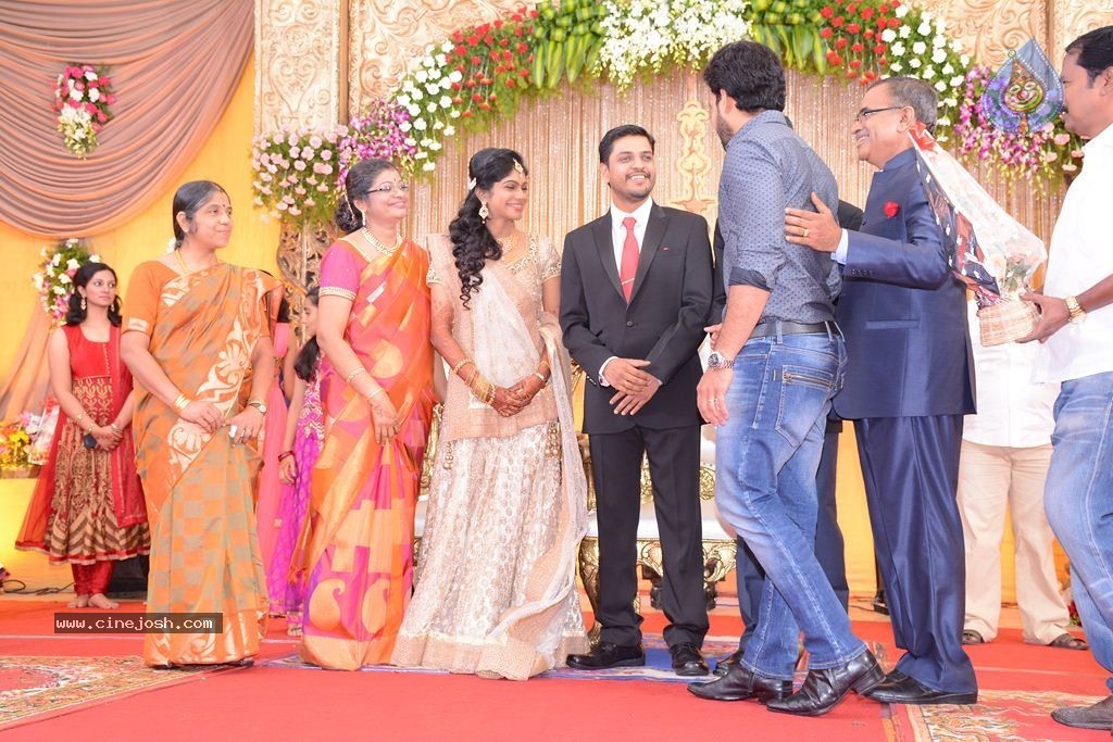 K Balachander Grand Daughter Wedding Reception - 60 / 86 photos