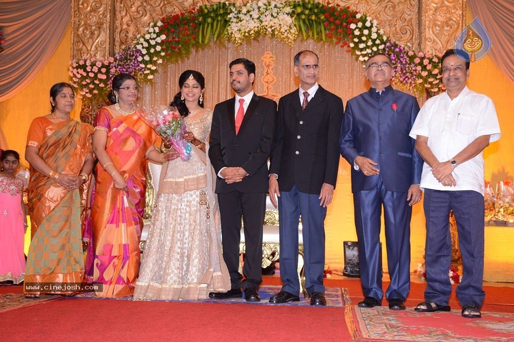 K Balachander Grand Daughter Wedding Reception - 67 / 86 photos