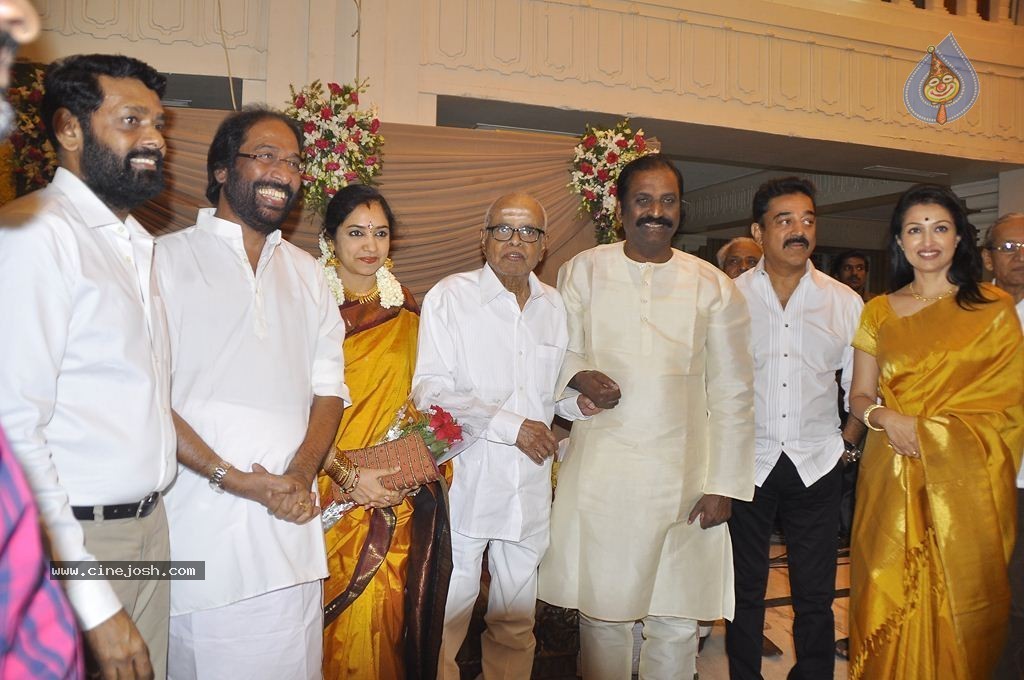 K Balachander Grand Daughter Wedding Reception - 69 / 86 photos