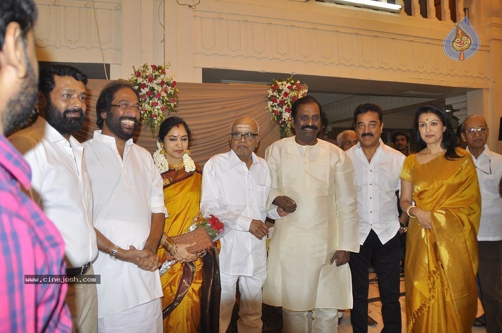 K Balachander Grand Daughter Wedding Reception - 73 / 86 photos