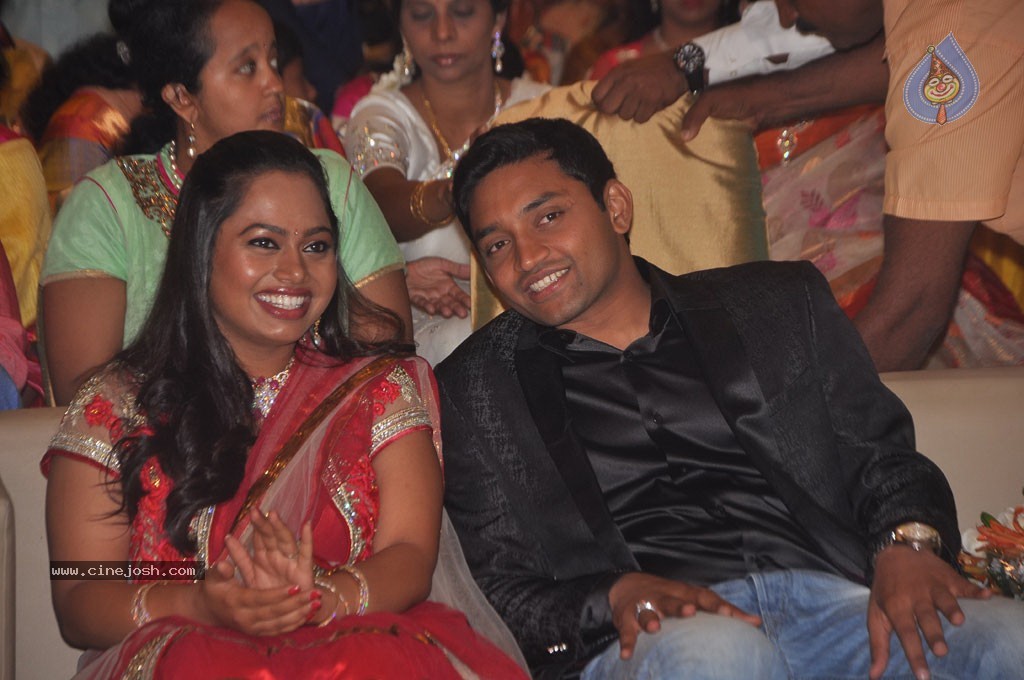 Keerthi with Rakesh Wedding Sangeet Photos - 61 / 77 photos