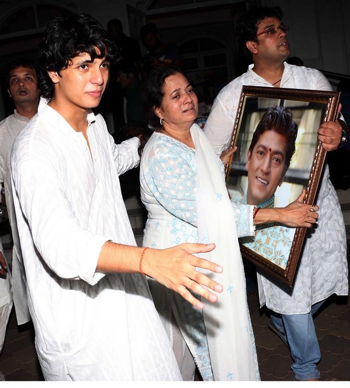 Late Music Director Aadesh Srivastav 4th Day Prayer - 38 / 42 photos