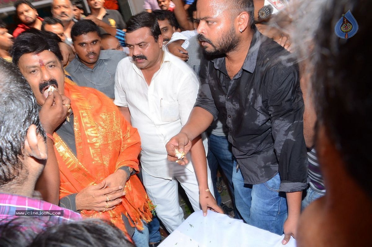 Balakrishna Watches Lion Movie at Bramaramba Theatre - 1 / 40 photos